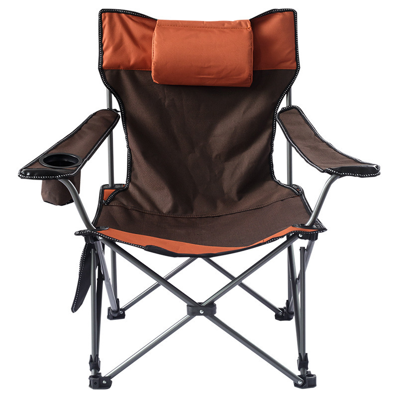 2023 Lightweight Beach Lounge Chair Outdoor Camping Folding Chair Recline For Adults