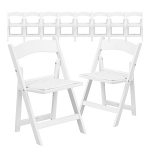 High Quality Garden sillas plegables Wedding Event Plastic Wimbledon White Chairs Resin Outdoor Folding Chair for events