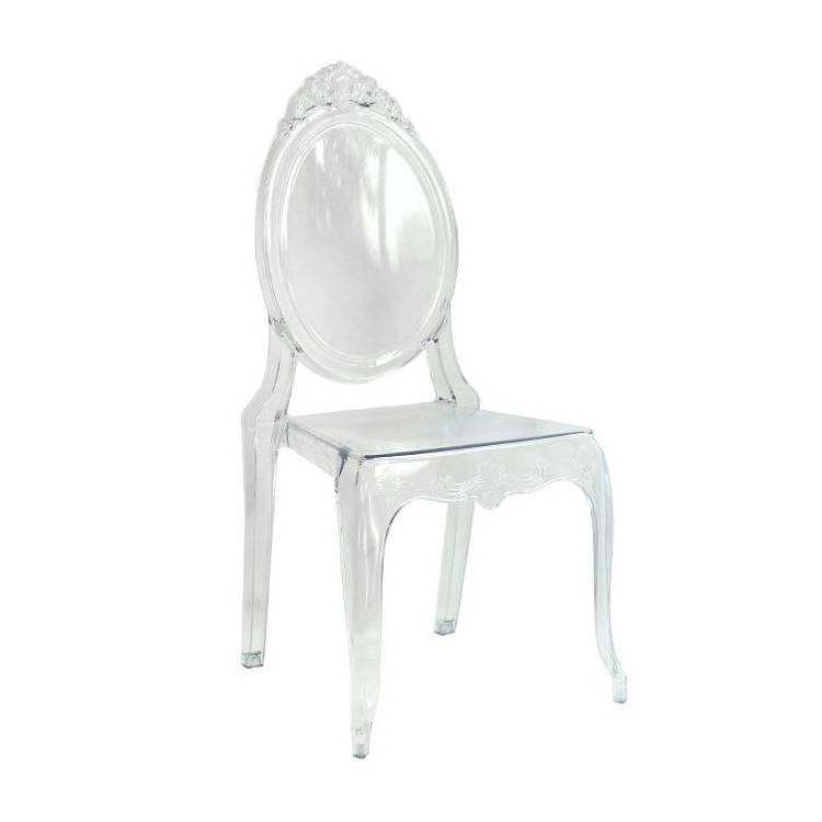 Wholesale Acrylic Plastic Clear Banquet Transparent Infinity Stackable Wedding Hotel Dining Chair