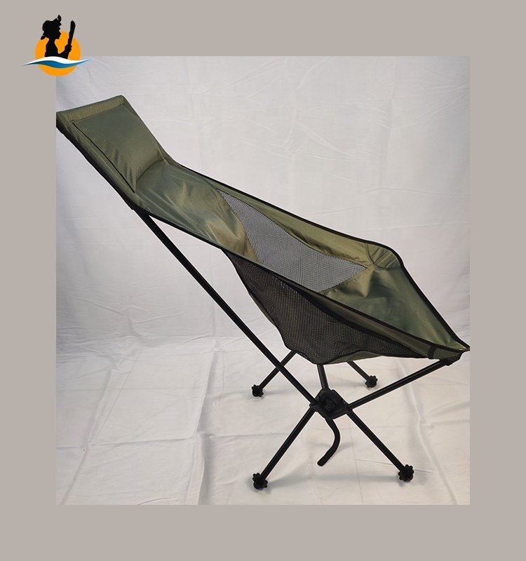 High Quality Outdoor Folding Chair Camping High Back Beach Chair Fishing Portable Folding Chair