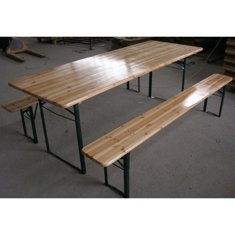 German High quality Wooden garden picnic camping Folding Beer Table Set Beer Tables and Benches for garden picnic