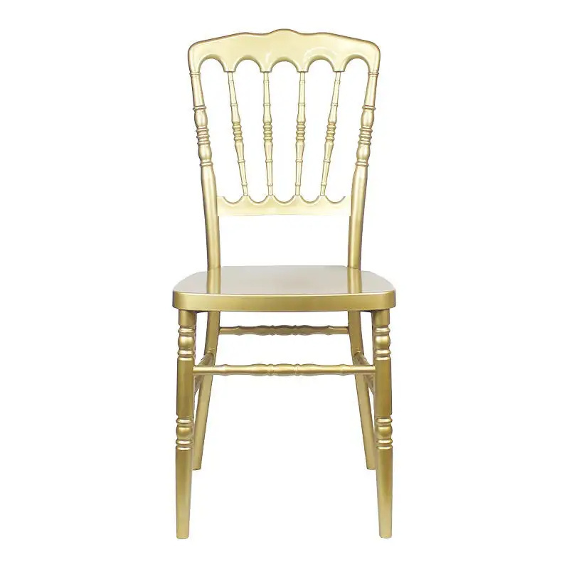 Gold White Wash Chiavari Chair Velvet Cushion Chavari Chairs Wedding Banquet Stackable Party Events Rentals PP Plastic Chair