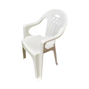 Park Patio Stacking Garden Outdoor Cheap White Pink Heavy Duty Plastic Arm Chairs