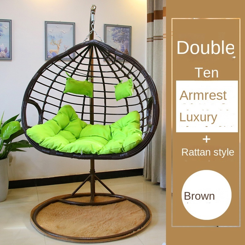 High Quality rattan bird's nest Nordic basket chair indoor balcony hanging chair household swing rattan egg chair