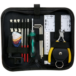 Guitar Repairing Maintenance Cleaning Tool Kit Includes String Action Ruler & Gauge Measuring Tool Repairing Kit