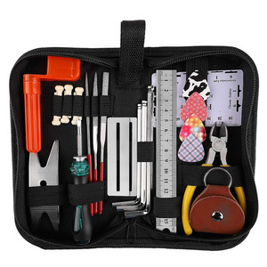 Guitar Repairing Tool Set Maintenance Cleaning Tool Kit String Organizer Ruler Gauge Measuring Tool