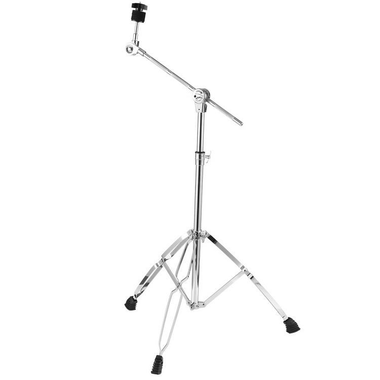 Cymbal Stand Straight Cymbal Stand Double Braced Legs Height & Angle Adjustable Drum-kit Cymbal Support Rack