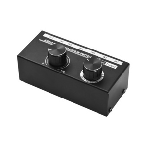 6-in-1-out Audio Signal Selector Switcher 6 Input & 1 Output Source Selection Switcher Audio Signal Selection Switch