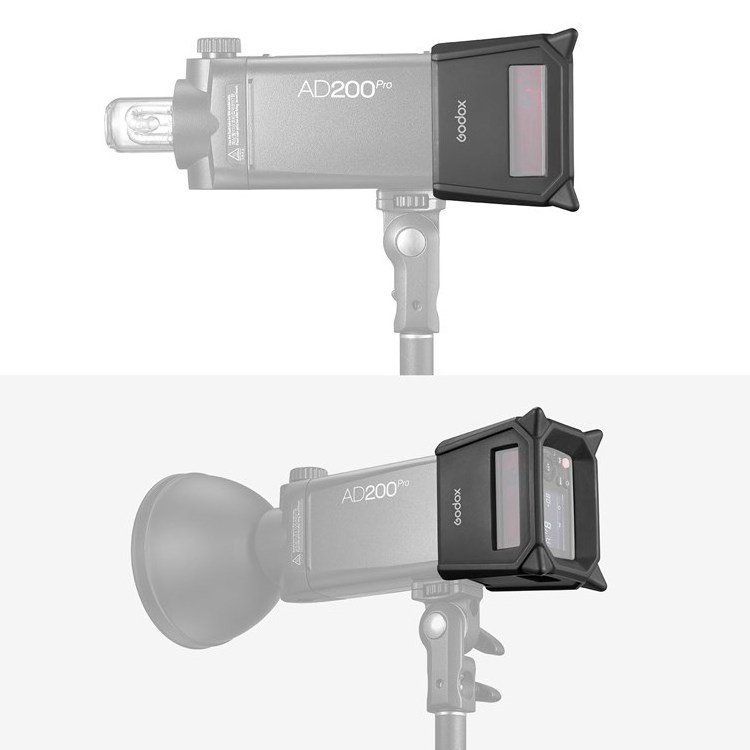 AD200Pro-PC Flash Holder Protective Impact-Resistant Light Holder Replacement for Godox AD 200Pro