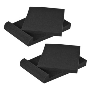 2 Sets Studio Monitor Speaker Isolation Foam Pads Max. 11 * 7.4 Inch Usable Area Acoustic Foam