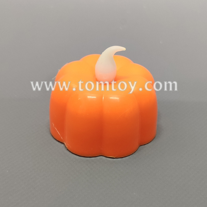 Halloween LED Light Up Flameless Pumpkin Tea Candle