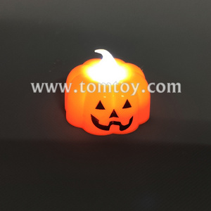 Halloween LED Light Up Flameless Pumpkin Tea Candle