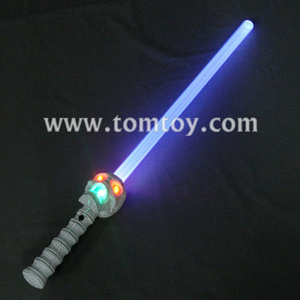 Halloween Light Up Skeleton Prop LED Flashing Skull Sword