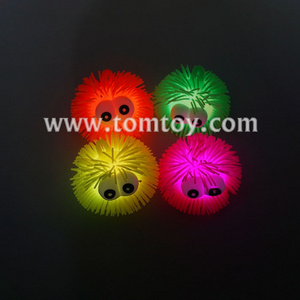 Kids Favor LED Flashing Stretchy Puffer Ball With Eyes