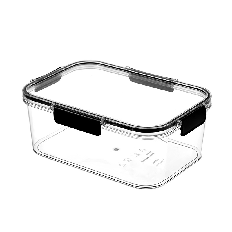 Microwaveable children's lunch box box set airtight custom lunch meal box plastic pantry food storage container with snap lock