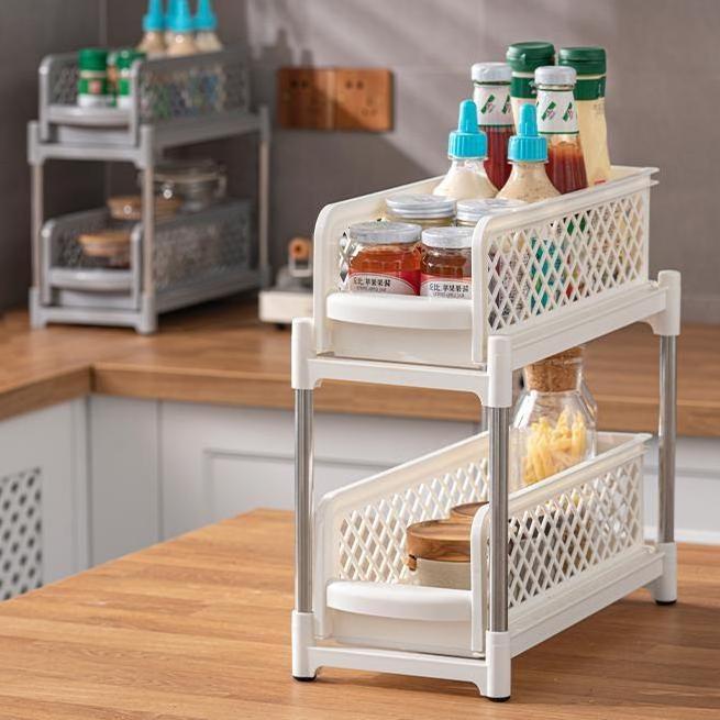 hot sale Stackable Organization Kitchen pantry organization Food container Fridge Drawer Storage Plastic book organizer