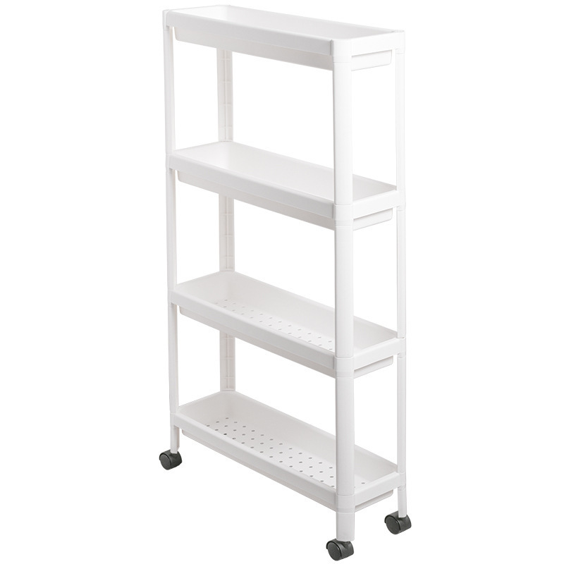 3 layers PP organizer rolling plastic storage drawers organizer trolley cart with pp tray top plastic utility cart trolley