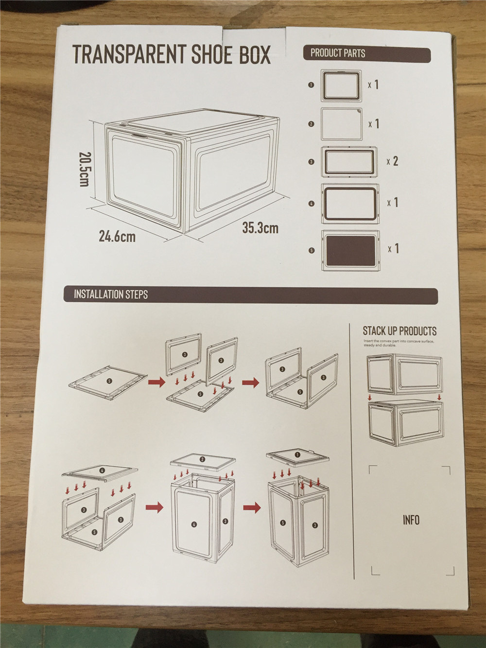 2023 Clear Magnetic Plastic Shoe Boxes Drop Front custom sneaker box Acrylic stackable Transparent shoe storage box