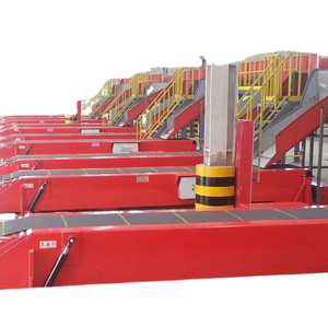 Truck loading and unloading conveyor/high chassis mobile automatic extendable inclined telescopic belt conveyor