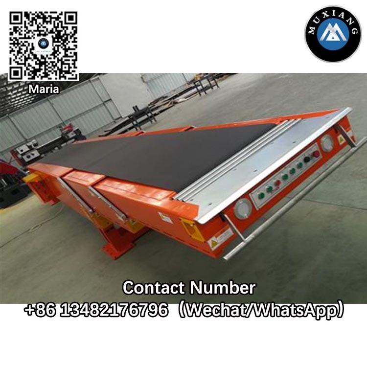 Truck loading and unloading conveyor/high chassis mobile automatic extendable inclined telescopic belt conveyor