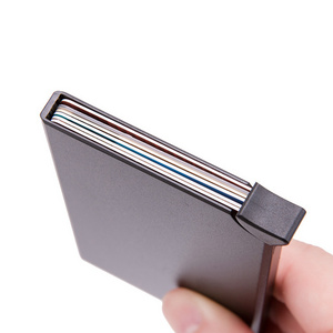 small credit card holder rfid card holder stainless steel metal credit card holder