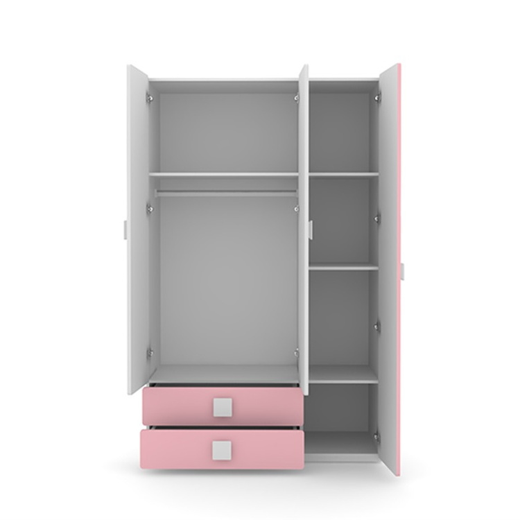 Factory Direct Sell Guangdong Modern Kids 3door Wardrobe Closet Design