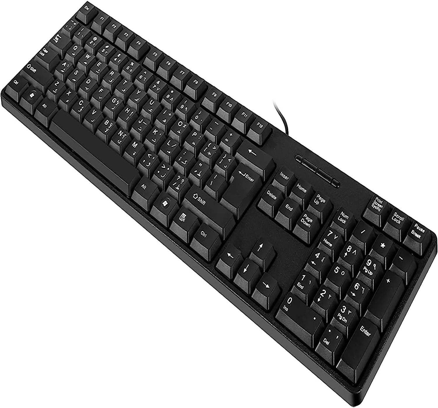 2023 hot sale Arabic French Russian Spanish  Wired Keyboard with USB Cable support custom game mechanical keyboard