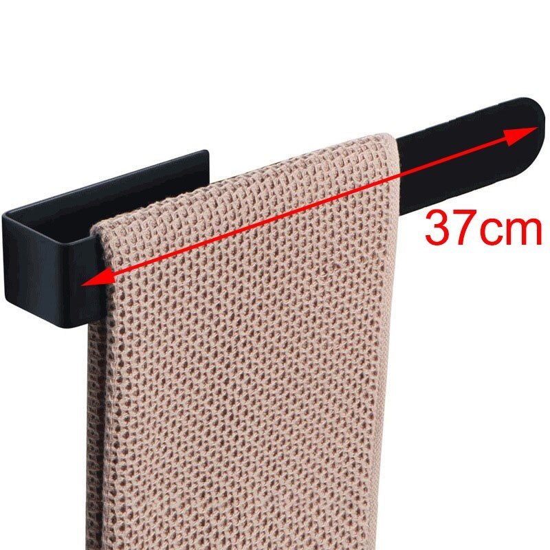 Perforation-free 304 stainless steel bathroom bathroom towel rack kitchen self-adhesive hardware hanging rack