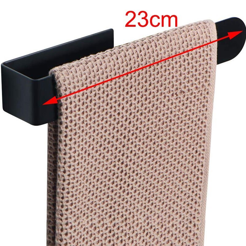 Perforation-free 304 stainless steel bathroom bathroom towel rack kitchen self-adhesive hardware hanging rack