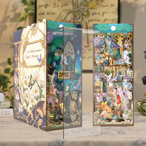 Tonecheer Puzzle 3D A Midsummer Night's Dream Co-Branded With The British Library Diy Craft Book Nook Kit