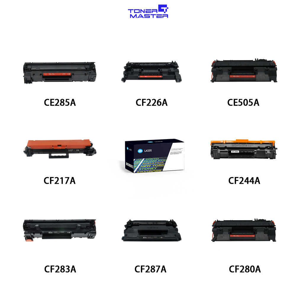 05A 12A 17A 26A 35A 36A 78A 80A 83A 85A 88A Compatible Laser universal Toner Cartridge for HP Printers