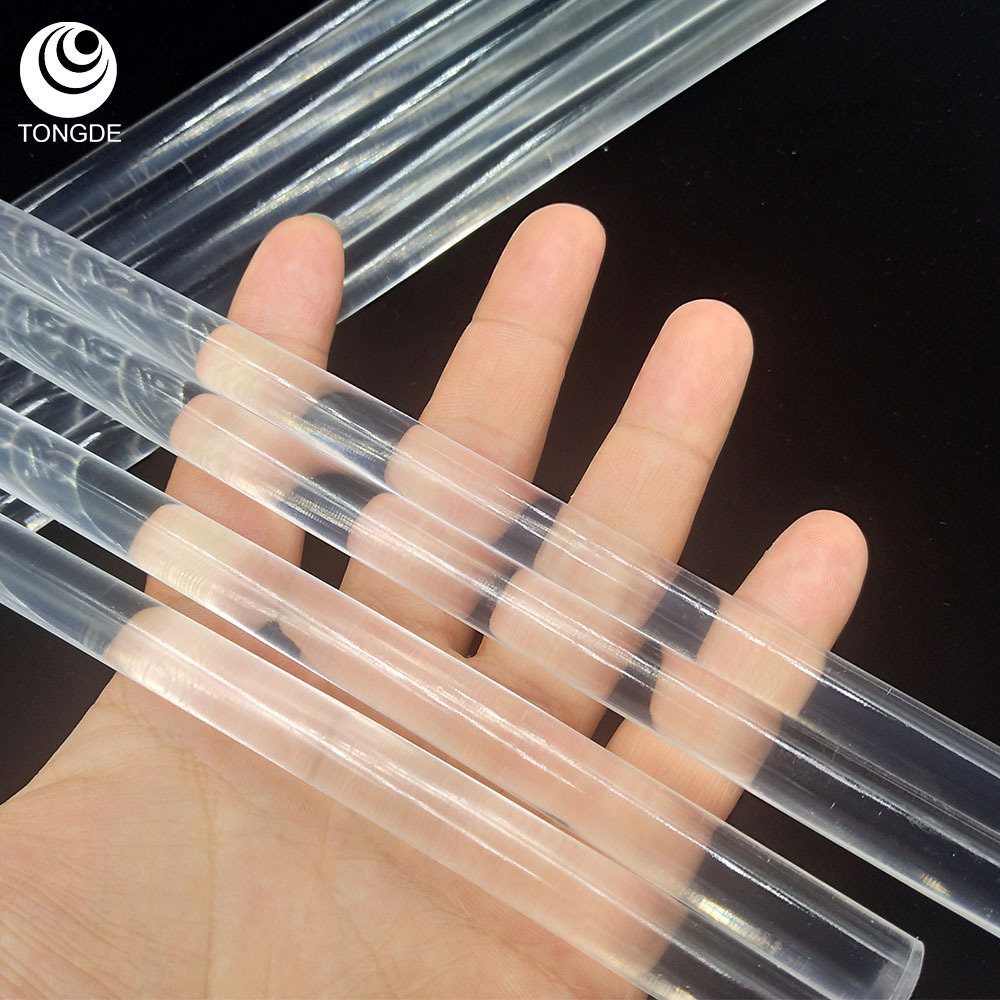 Crystal clear Transparent 11mmX300mm EVA hot melt glue stick bar hot melt adhesive wholesale