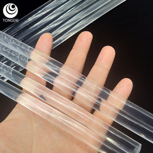 Crystal clear Transparent 11mmX300mm EVA hot melt glue stick bar hot melt adhesive wholesale