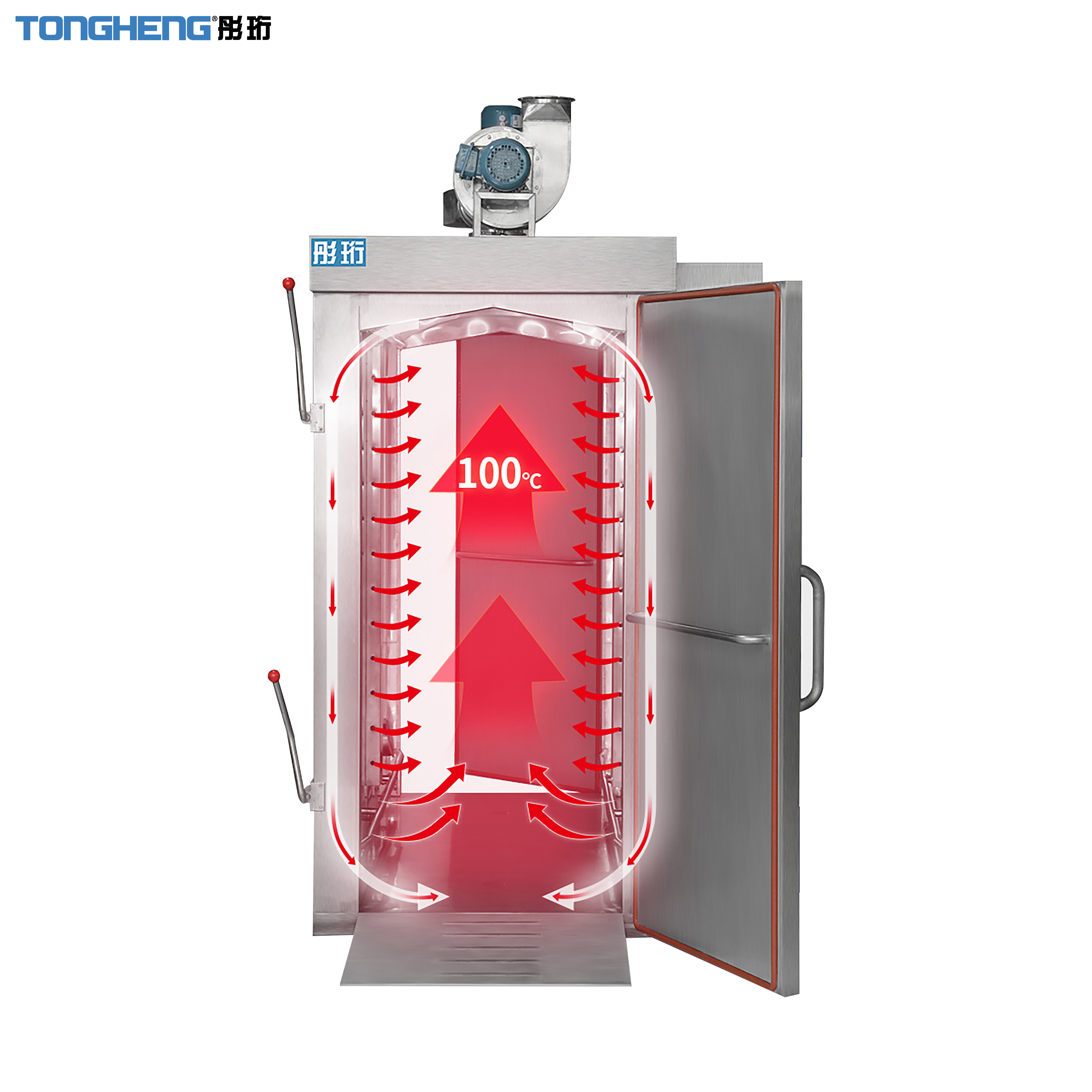 High Efficiency Industrial Food Steamer Gas Rice Steamer Cabinet Machine