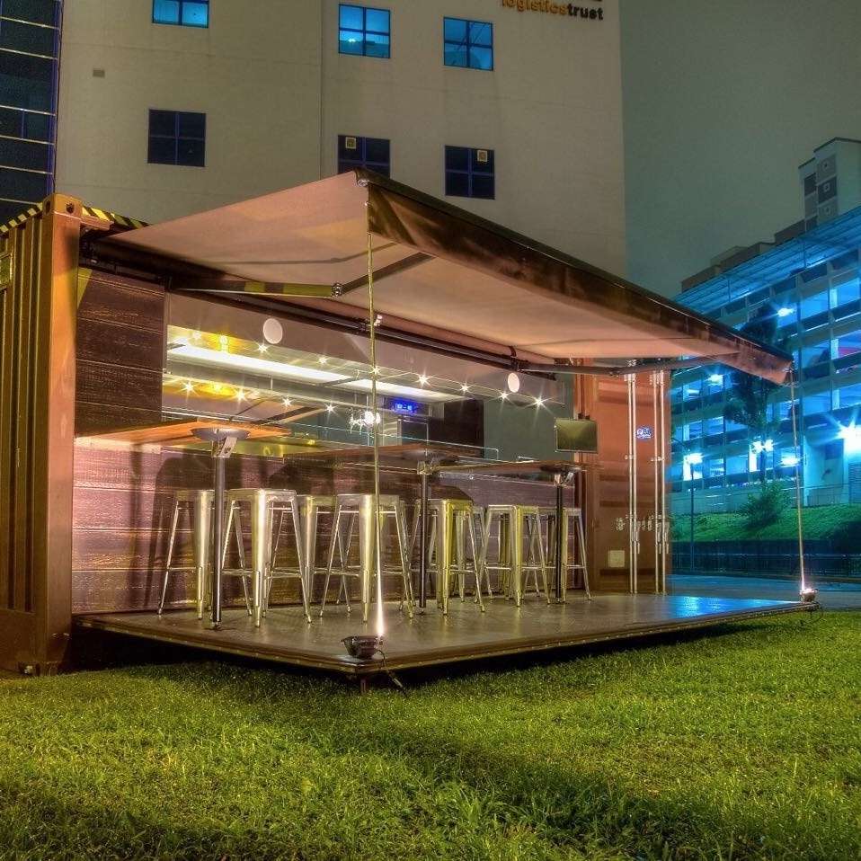 Shipping Food Trailer Fast Food Container Restaurant Mobile Restaurant