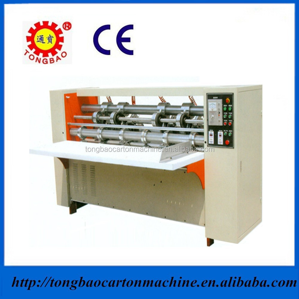 Corrugated Cardboard Thin Knife Slitter Scorer/carton box manufacturing machine