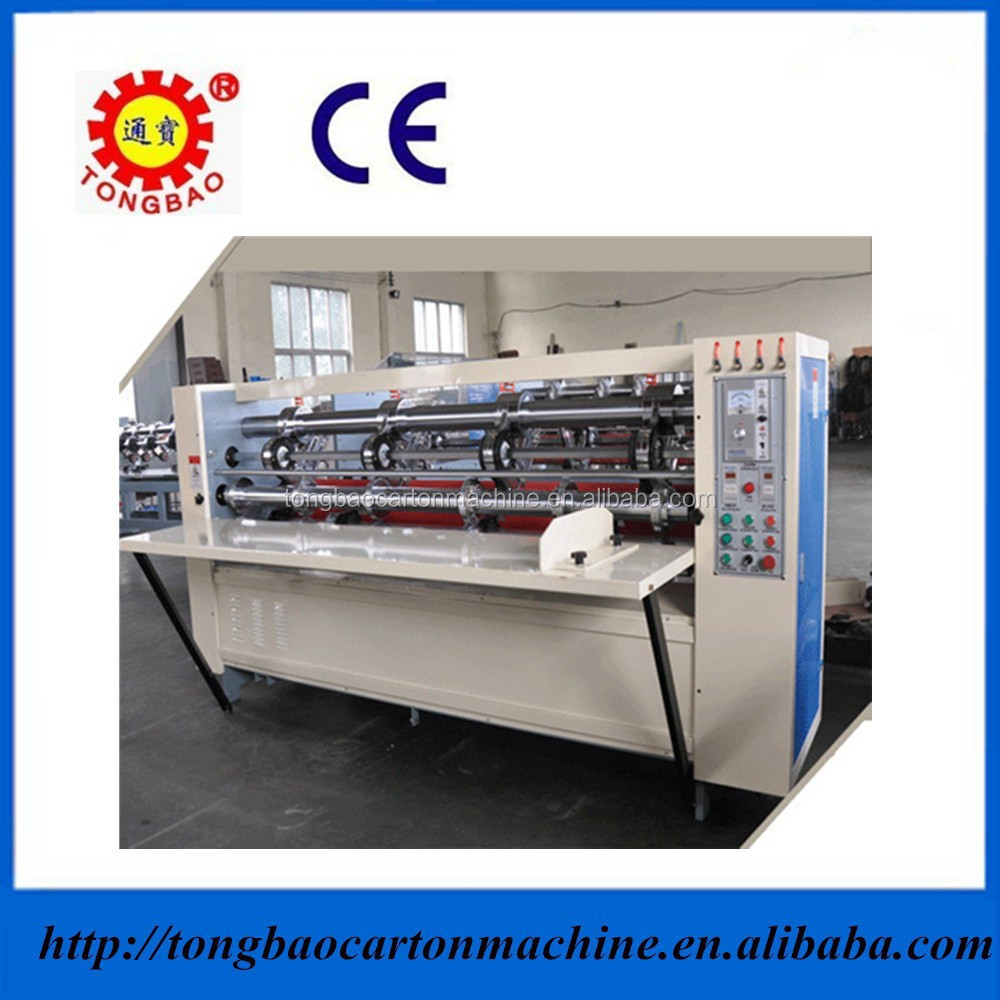 Corrugated Cardboard Thin Knife Slitter Scorer/carton box manufacturing machine