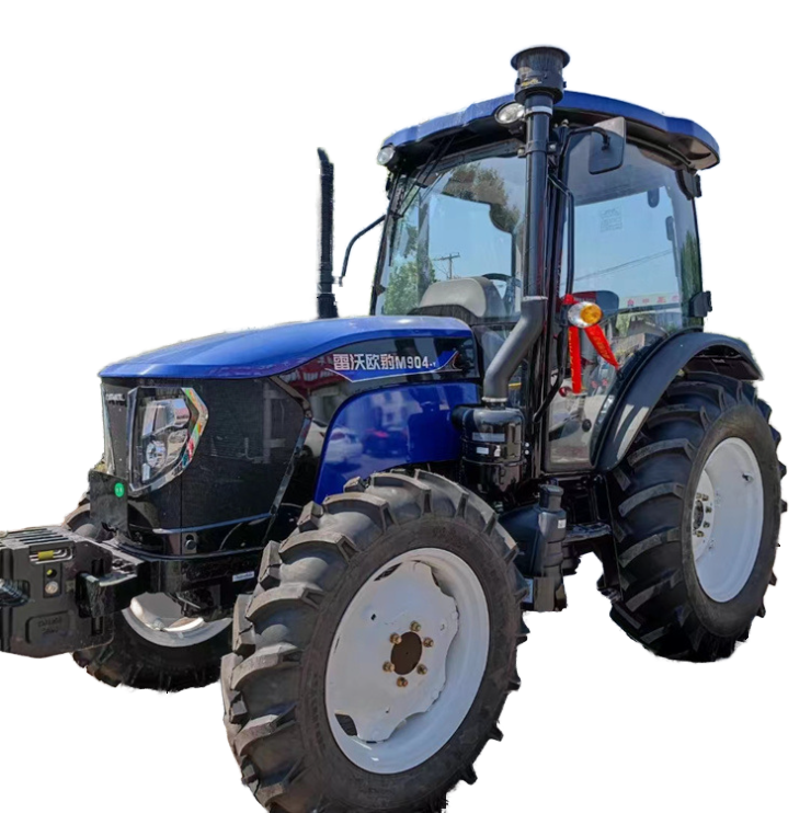 Lovol 90HP Four-Wheel Drive Tractor Best Brand Wheel Tractor Air Conditioning Cab Core include Engine Pump Gearbox China