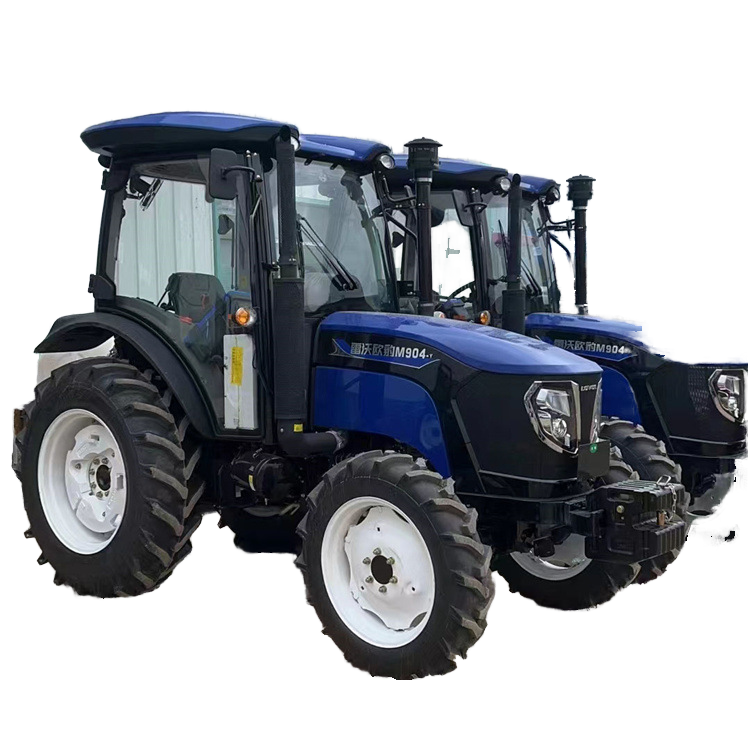 Lovol 90HP Four-Wheel Drive Tractor Best Brand Wheel Tractor Air Conditioning Cab Core include Engine Pump Gearbox China