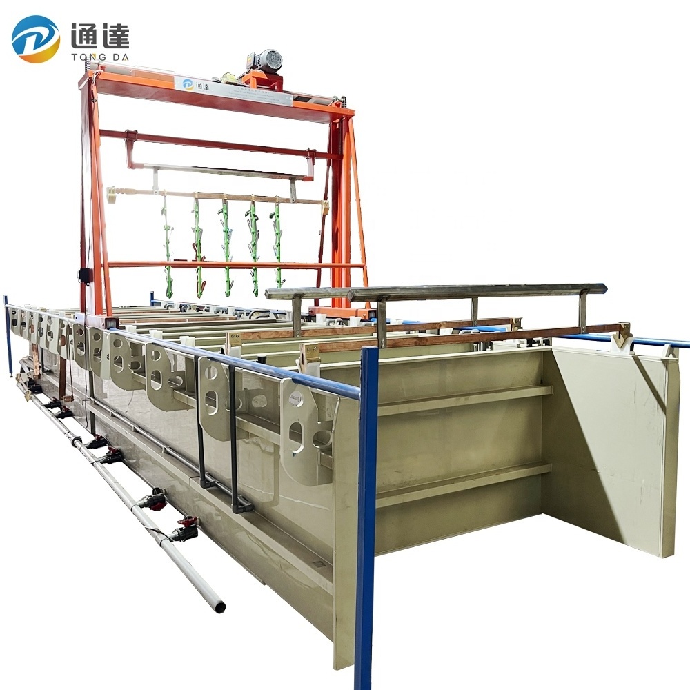 Junan Tongda electroplating equipment barrel rack zinc copper nickel chrome anodizing aluminum plating machine