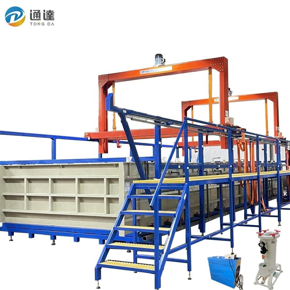 Junan Tongda electroplating equipment barrel rack zinc copper nickel chrome anodizing aluminum plating machine