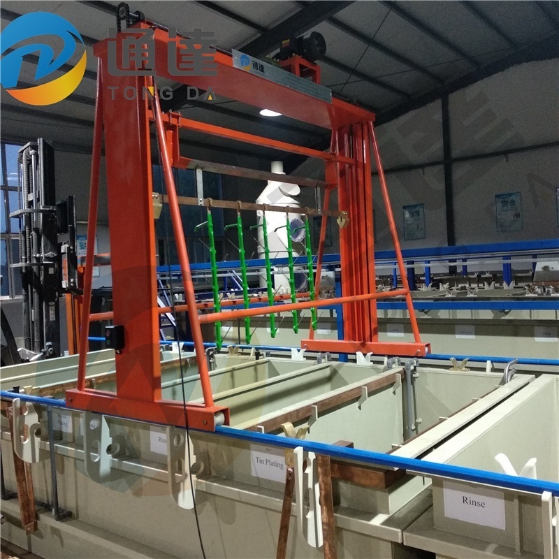 Aluminum anodizing dye electroplating line anodizing plant