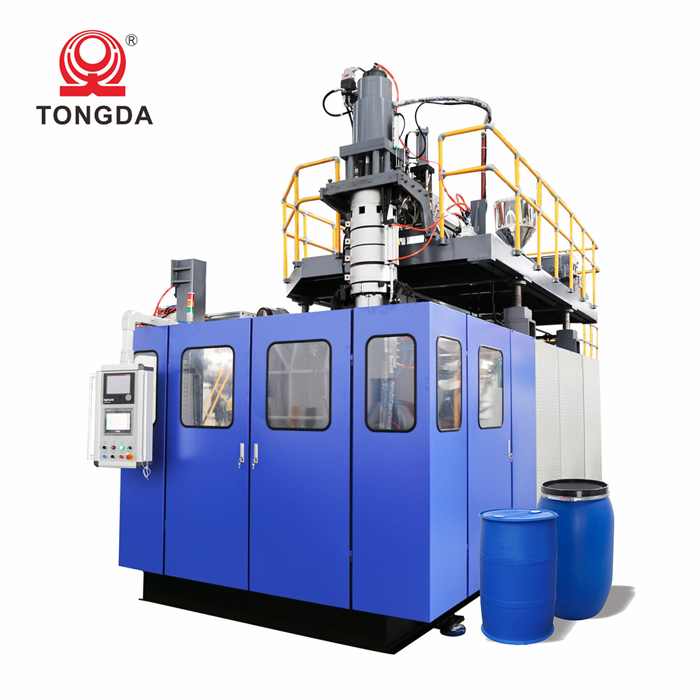 TONGDA TDB160D 50 55 gallon Blue Plastic Drum Extrusion Blowing Moulding Manufacturing