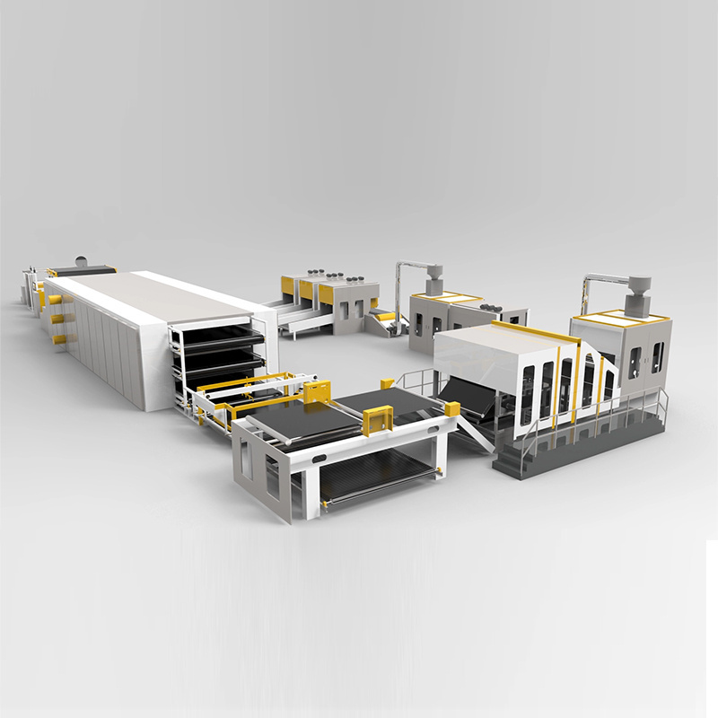 TONGDA TDL-MB Needle punching production line nonwoven fabrics making machine