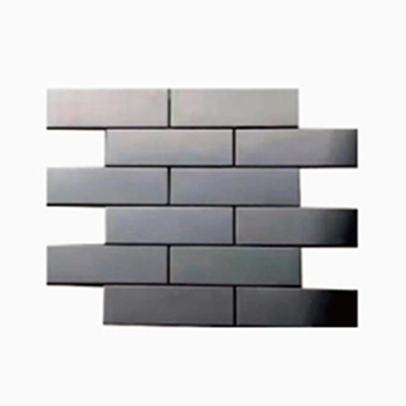 High Durability Glod Herringbone Floor Tile Mosaic Mosaic Tiles For Interior Wall Decoration