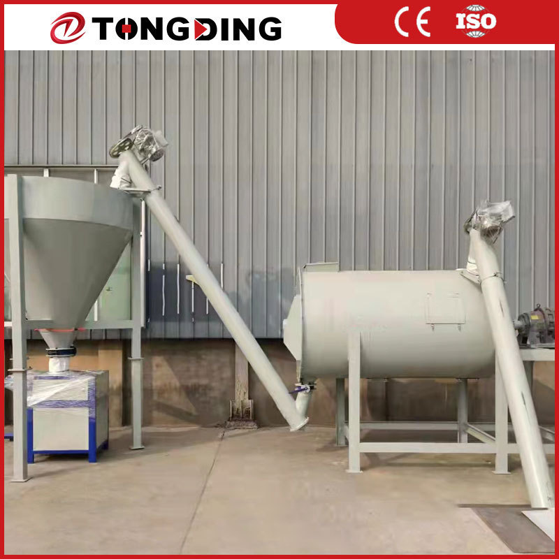 Large tile glue making machine dry mortar mixing epoxy mortar mixer sold 2023 year