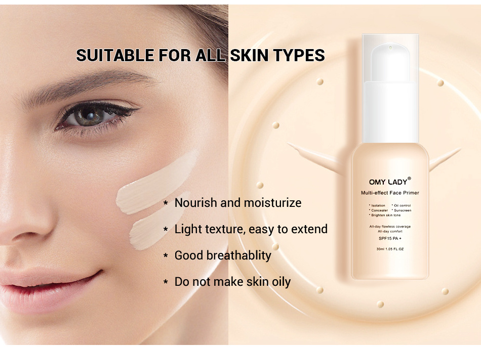 Hot Sale Foundation Makeup Liquid Cream For Natural makeup Daily Care Primer BB Cream