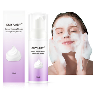 Skin Whitening Face Cleanser Face Mousse Private Label Exfoliating Gel Cleanser face Scrub