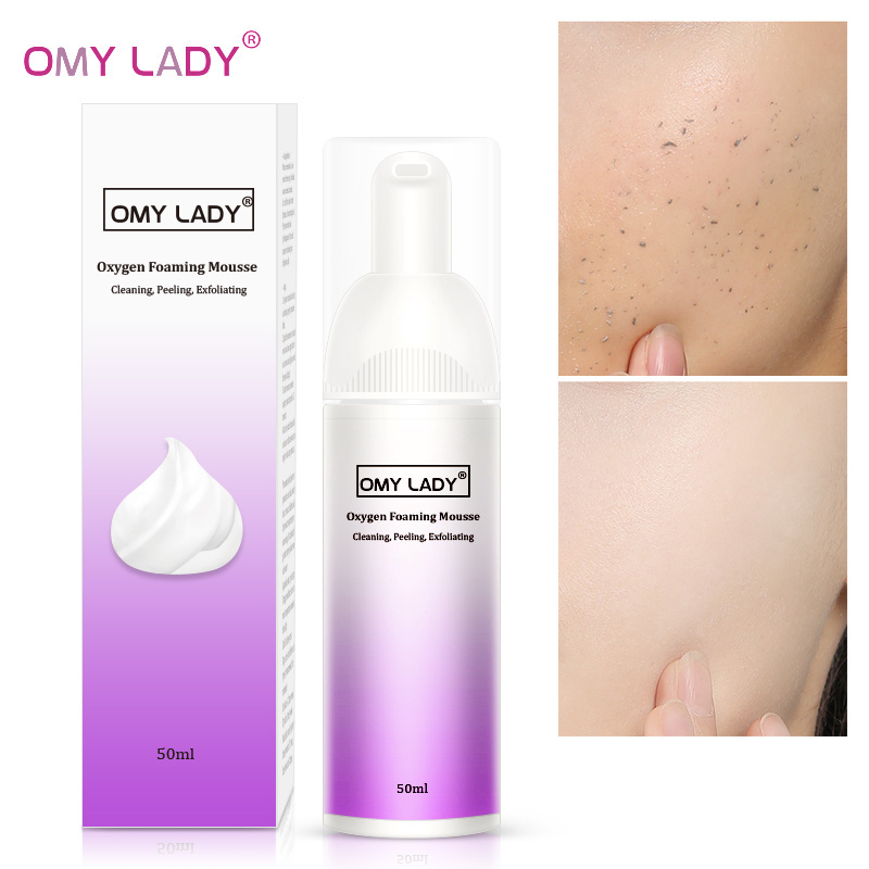 Wholesale OMYLADY Korean exfoliating horse oil facial cleanser feet mask peeling