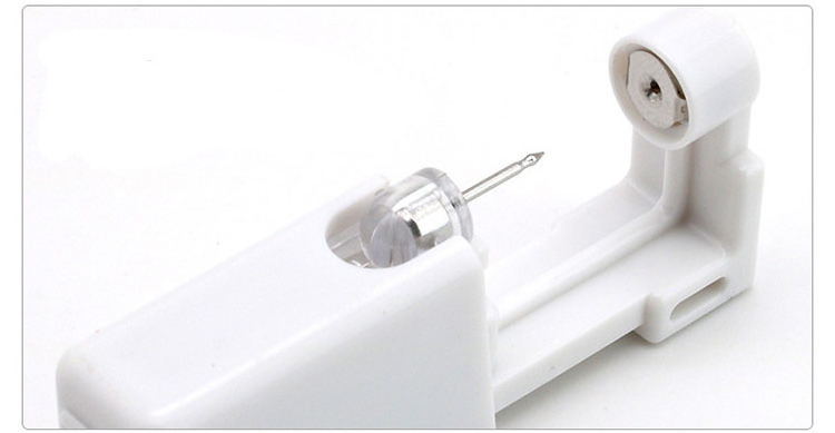 Earring Gun Piercing Disposable With Ear Nose Stud Stainless Steel Ear Piercing Gun Kit